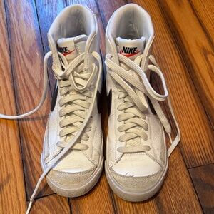 Nike Cream High-Top Sneakers